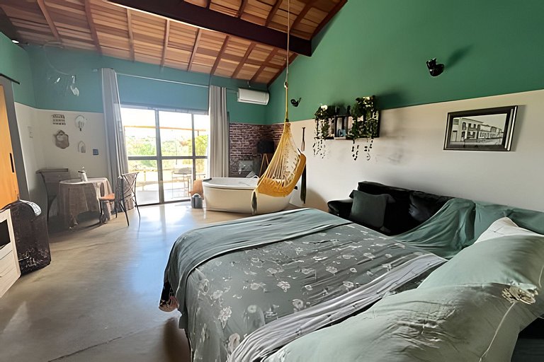 Cabana Studio c/ Hidro, Vista e Superhost -Jundiaí