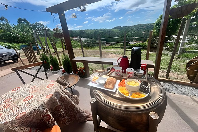 Cabana Studio c/ Hidro, Vista e Superhost -Jundiaí