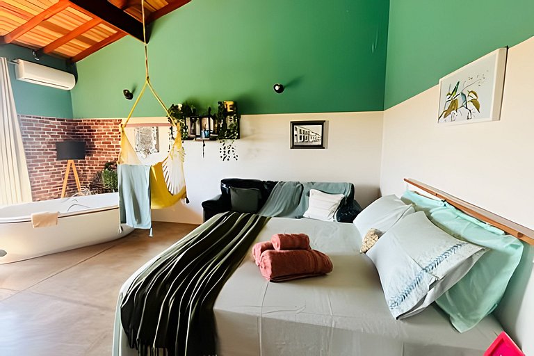 Cabana Studio c/ Hidro, Vista e Superhost -Jundiaí