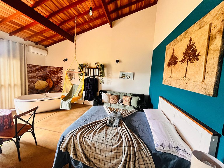 Cabana Studio c/ Hidro, Vista e Superhost -Jundiaí